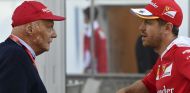 Niki Lauda y Sebastian Vettel - SoyMotor.com
