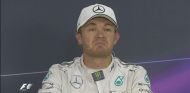 Nico Rosberg en la rueda de prensa posterior a la sesión de clasificación - LaF1