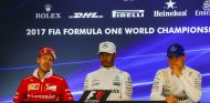 Vettel, Hamilton y Bottas en la rueda de prensa de Spa - SoyMotor.com