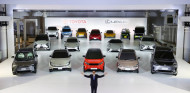 Akio Toyoda en diciembre de 2021, en la presentación de los prototipos eléctricos de Toyota y Lexus - SoyMotor.com