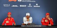 Sebastian Vettel, Lewis Hamilton y Kimi Räikkönen en Hungaroring - SoyMotor.com