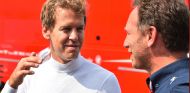Sebastian Vettel y Christian Horner en Monza - SoyMotor.com