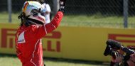 Pole de Vettel: "Cuando vi que el segundo coche era rojo, grité" - SoyMotor.com
