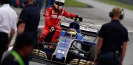 Sebastian Vettel en el C36 de Pascal Wehrlein - SoyMotor.com