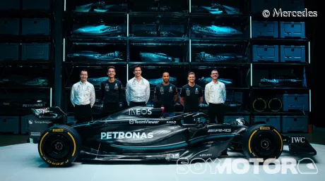 Presentación del Mercedes W14