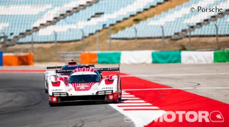 El Porsche de Kevin Estre, André Lotterer y Laurens Vanthoor en Portimao