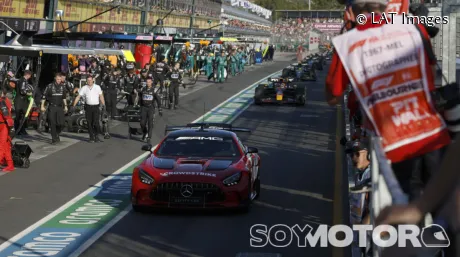 Bandera roja en el GP de Australia F1 2023