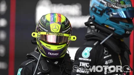 En Mercedes están "contando los días para Imola", según Hamilton - SoyMotor.com