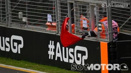 Bandera roja en el GP de Australia F1 2023