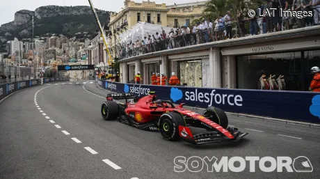 Carlos Sainz en Mónaco.