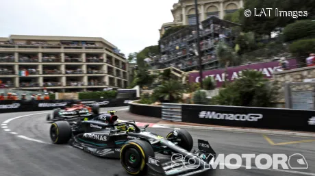 Hamilton en Mónaco.