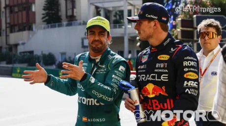 Verstappen y Alonso en Mónaco.