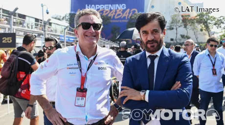 Alejandro Agag y Mohammed Ben Sulayem en Hyderabad