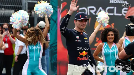 Presentación de Max Verstappen en el GP de Miami