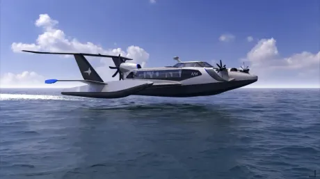 Alpine F1 y Aqualines desarrollan un Naviplane, un barco volador - SoyMotor.com