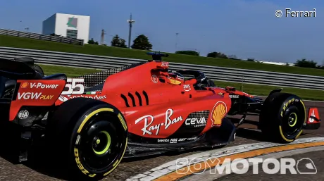 Ferrari prueba nuevos elementos del SF-23 en un 'filming day' en Fiorano - SoyMotor.com