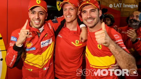 Antonio Fuoco, Miguel Molina y Nicklas Nielsen en Le Mans