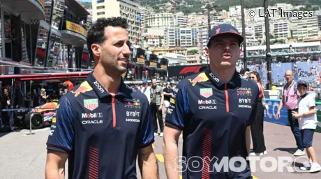 Max Verstappen y Daniel Ricciardo en Mónaco