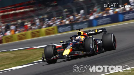 Max Verstappen en Silverstone