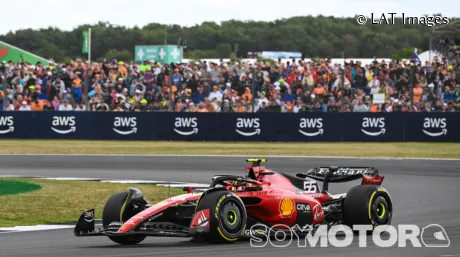 Carlos Sainz en Silverstone