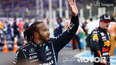 Lewis Hamilton en Abu Dabi 2021