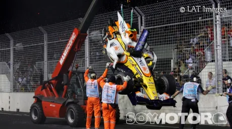 Accidente de Nelsinho Piquet en Singapur 2008