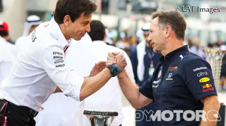 Toto Wolff y Christian Horner