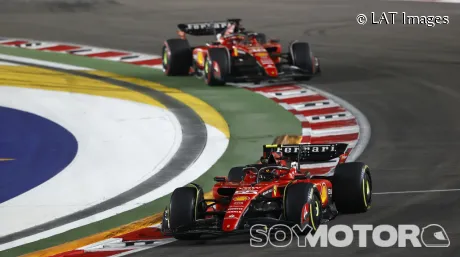 Sainz y Leclerc en Singapur.