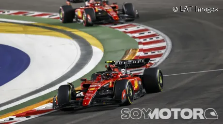 Sainz y Leclerc en Singapur.