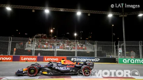 Max Verstappen en Singapur