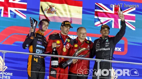 Sainz domina el GP de Singapur y rompe la racha de Verstappen - SoyMotor.com