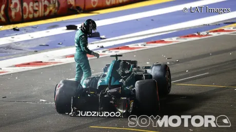 Accidente de Lance Stroll en Singapur