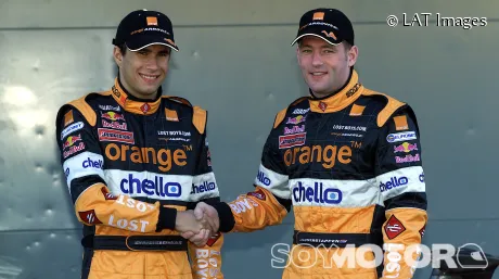 Enrique Bernoldi y Jos Verstappen en Australia 2001