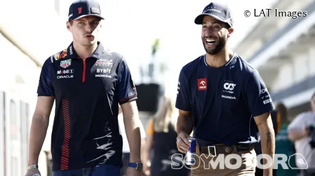 Max Verstappen y Daniel Ricciardo en Austin