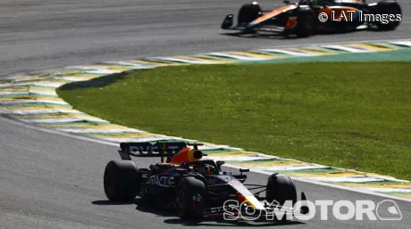 Verstappen y Norris en Brasil