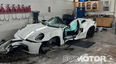 Así quedó el coche tras el accidente - SoyMotor.com
