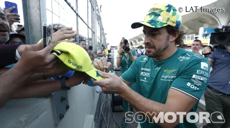 Fernando Alonso en Brasil