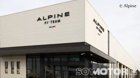 Oficinas de Alpine en Enstone