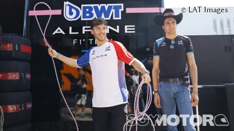 Pierre Gasly y Esteban Ocon en Hungría