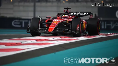 Charles Leclerc en Abu Dabi