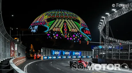 Charles Leclerc en Las Vegas