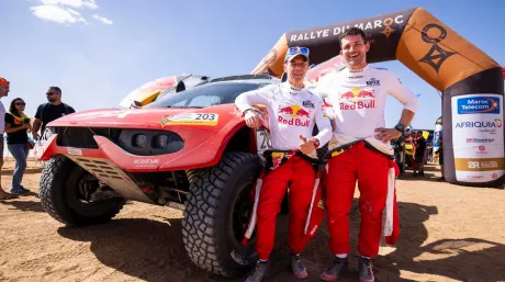 Sebastien Loeb y Fabian Lurquin en Marruecos