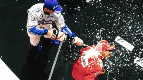 Michael y Ralf Schumacher en el GP de Canadá 2001