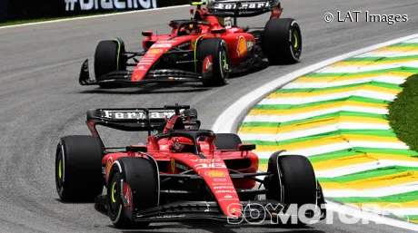 Sainz y Leclerc en Brasil
