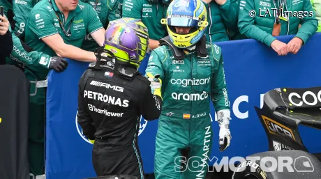 Fernando Alonso y Lewis Hamilton en Canadá