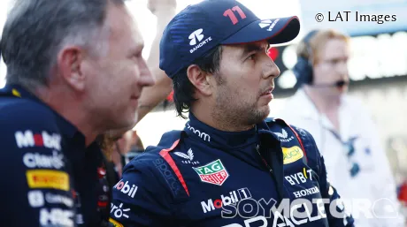 Horner pide a Pérez que sea "realista": "Compite contra un talento generacional" - SoyMotor.com