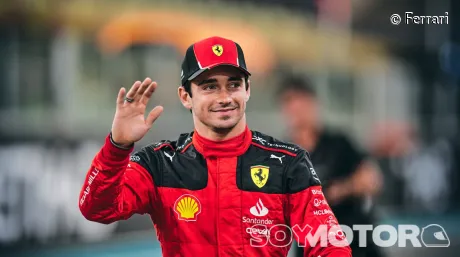 Charles Leclerc en Abu Dabi