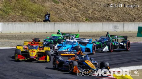 Patricio O'Ward en Laguna Seca