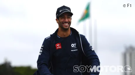 Daniel Ricciardo en Brasil