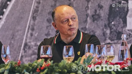 Frédéric Vasseur en la comida de Navidad de Ferrari